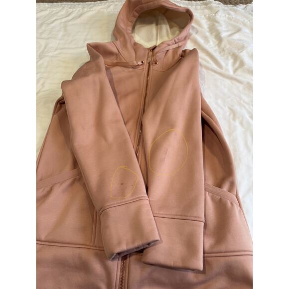 Woman's The North Face Mattea Hooded Full Zip Fleece Lined Sweater - Picture 8 of 9